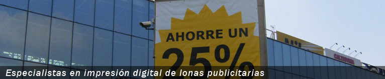 Impresin de lonas publicitarias